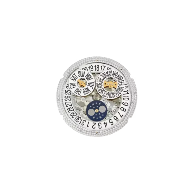 Patek Philippe Annual Calendar Moonphase Rose Gold Brown Leather Men's Watch 5205R-001 40mm - Image 4
