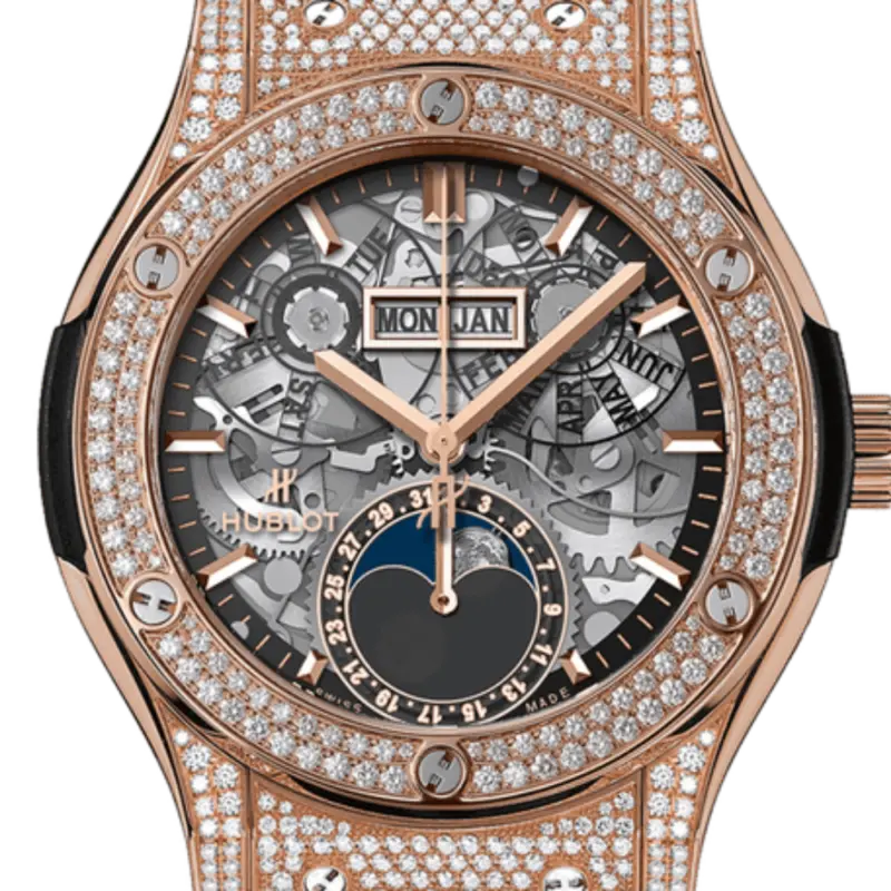 Hublot Classic Fusion Aerofusion Moonphase King Gold 42mm, Ref# 547.OX.0180.LR - Image 2