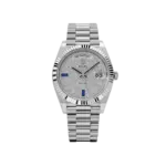 Rolex Day-Date 40 228236 Platinum Pavé Diamond Dial