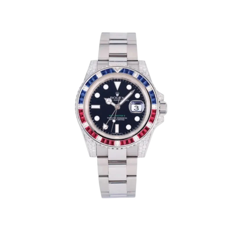 Rolex GMT-Master II 116759SARU White Gold Black Dial
