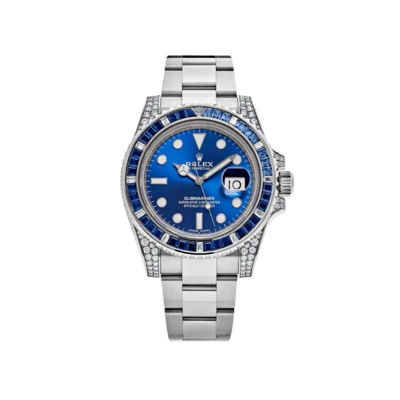 Rolex Submariner Date 116659SABR White Gold Blue Dial Sapphire Diamond Bezel