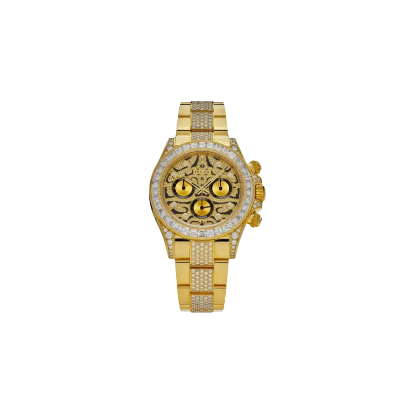 Rolex Daytona 'Eye of the Tiger' 116598TBR Yellow Gold Diamond Accents