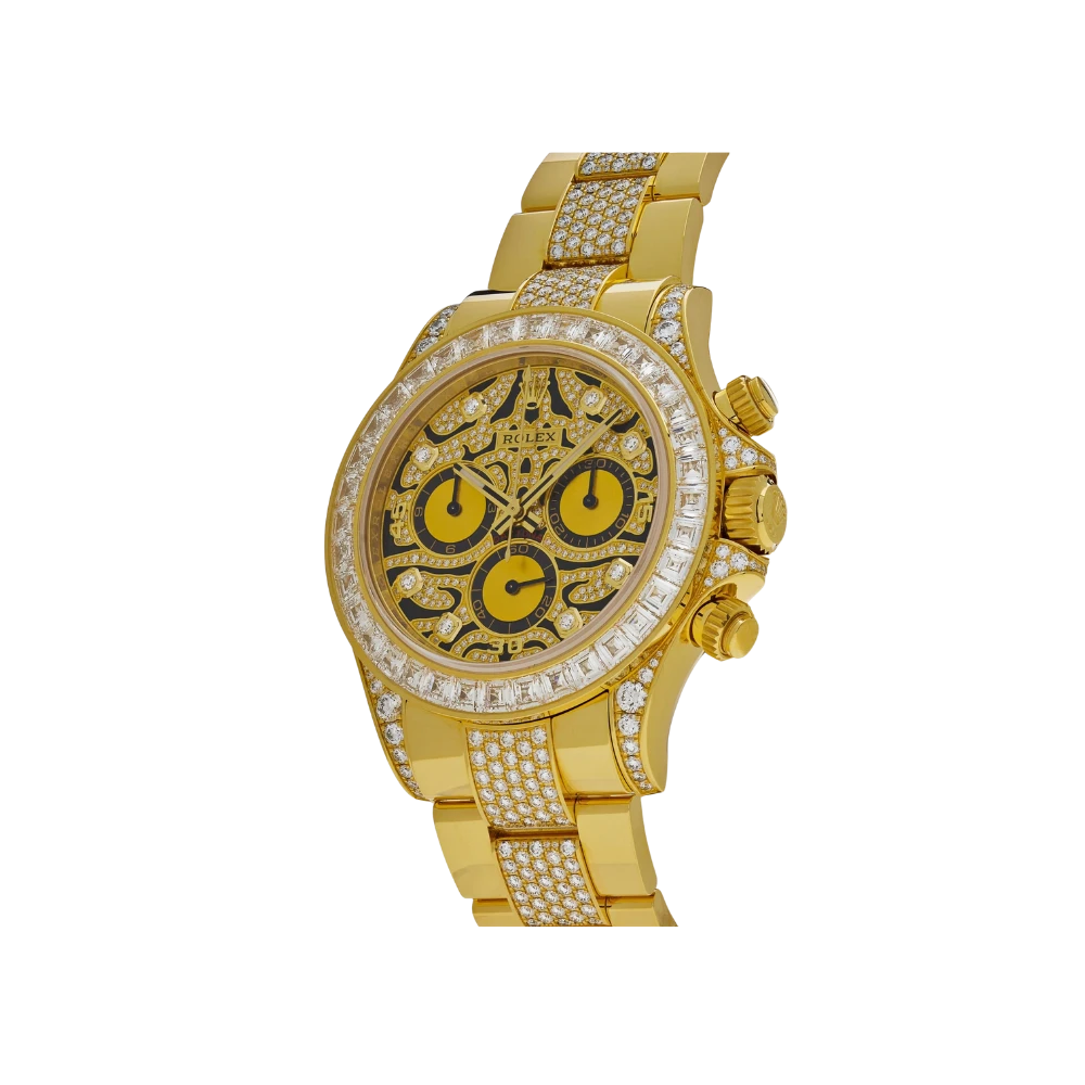 Rolex Daytona 'Eye of the Tiger' 116598TBR Yellow Gold Diamond Accents - Image 3