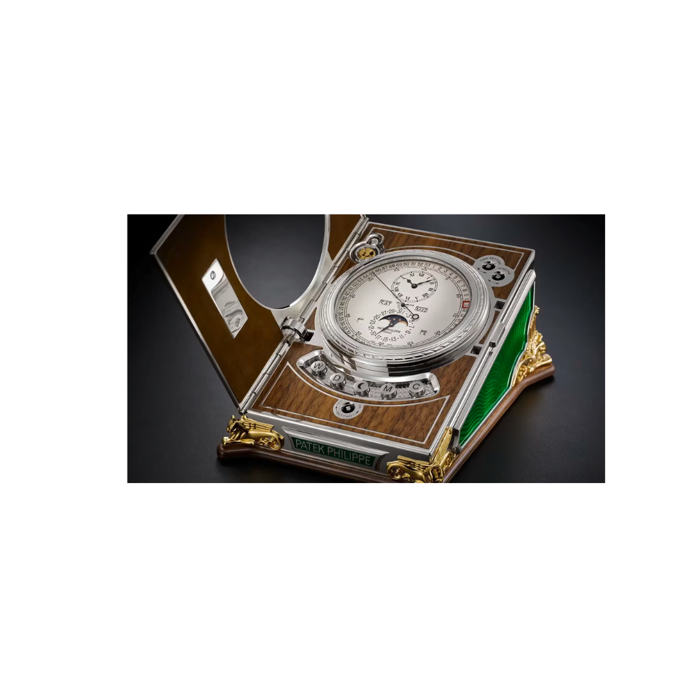 Patek Philippe Complicated Desk Clock Ref. 27000M-001 - Image 5