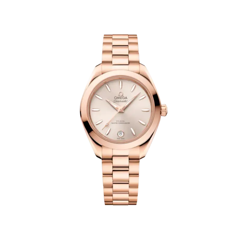 Seamaster Aqua Terra 150M 30 mm, Sedna gold on Sedna gold Ref. 220.50.30.20.09.001