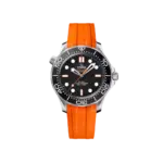 Seamaster Diver 300M 42 mm, steel on rubber strap Ref. 210.32.42.20.01.006